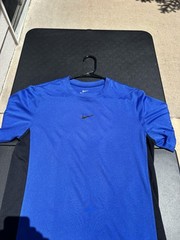 Nike Blue And Black Dri-Fit SM shirt
