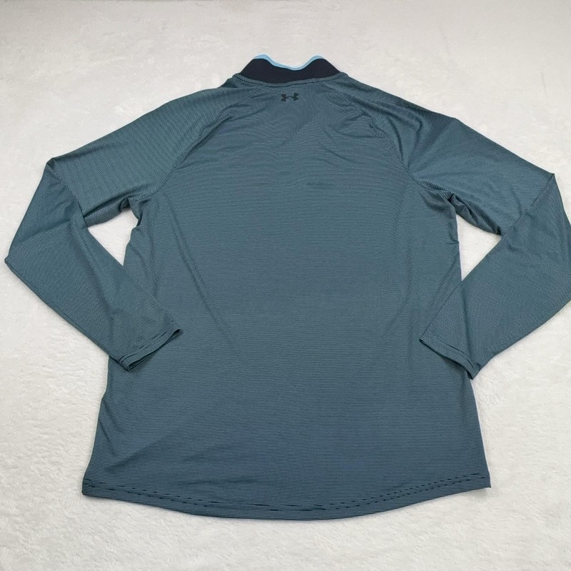 Under Armour Golf 1/4 Zip Long Sleeve Pullover Men M Blue WM Pheonix Open 16 gallery