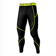 Take Five Mens Skin Tight Compression Base Layer Running Pants Leggings NT507