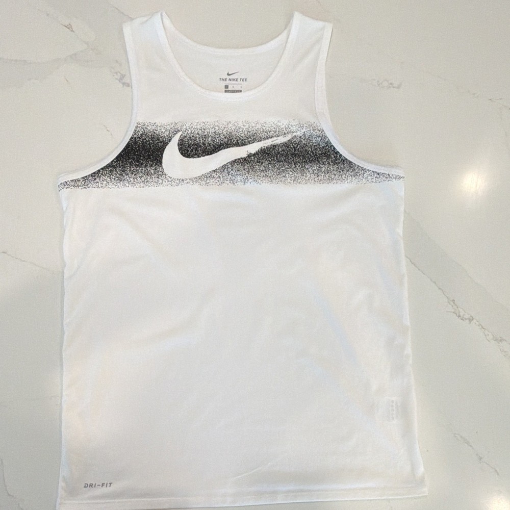 Nike Dri-FIT Men’s L Sleeveless Tank Top Crew Neck Multicolor Polyester