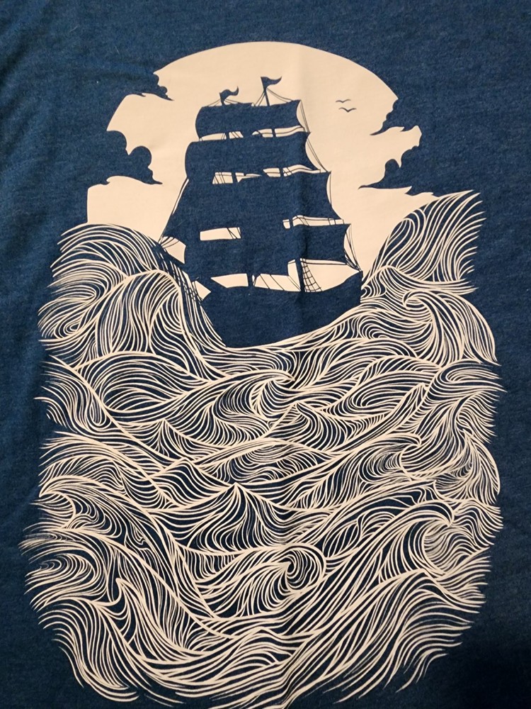 Into The Am Small Ship Ocean Waves