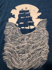 Into The Am Small Ship Ocean Waves