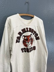 Vintage 70’s Russell Athletic Gold Label White Cotton Raglan Jersey Large