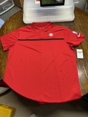 Atlanta Hawks Nike NBA Authentics Dri-Fit Polo Men’s Red 2XLT DA9628-657