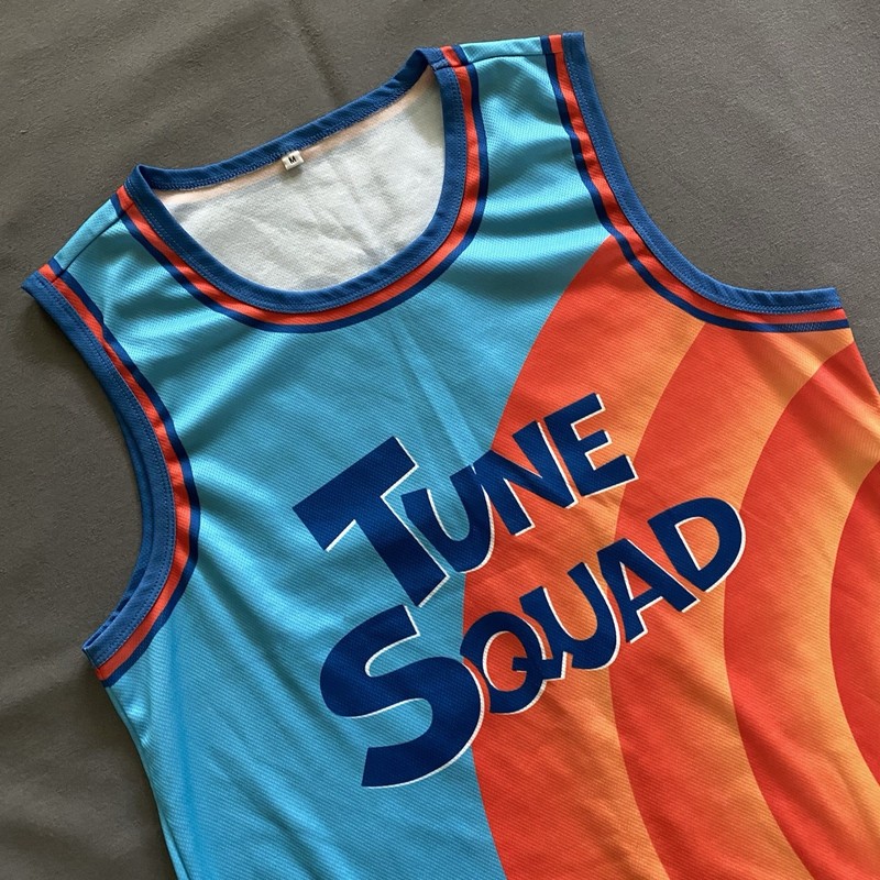 Looney Tunes Space Jam Bugs Bunny Tune Squad Jersey Mens Medium Blue Basketball gallery
