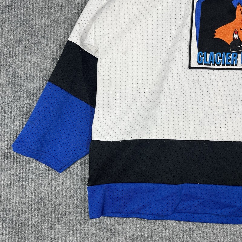 VINTAGE 90s Glacier Vixens Womens Hockey Jersey Size XL Vernon Hills Il Athletic gallery