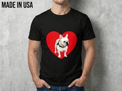 NEW French Bulldog Frenchie Dog SHIRT SIZE S-2XL MADE IN USA