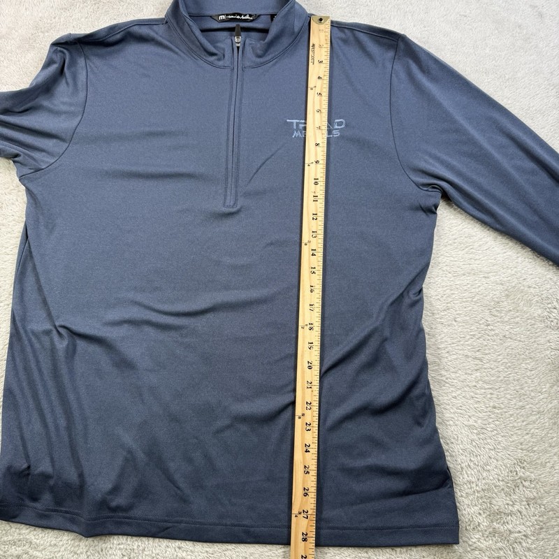 Travis Mathew Pullover Mens XL Grey 1/4 Zip Performance Golf Active Athletic gallery