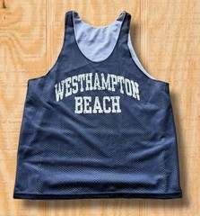 VINTAGE 90s WESTHAMPTON BEACH LONG ISLAND NY SMALL/MEDIUM MESH TANK TOP