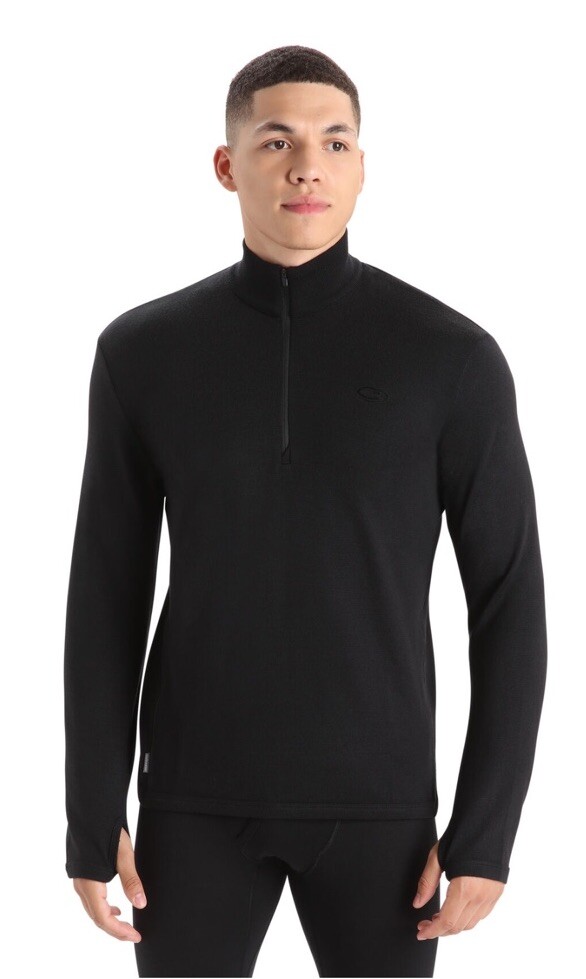 Icebreaker 260 1/4 Zip Pure Merino Wool Baselayer Mens Large • EUC gallery