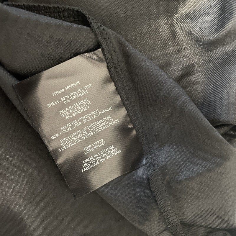 GERRY Men's Active Quarter Zip Regular Fit Pullover Shirt XXL Stretch BLACK 1/4 gallery
