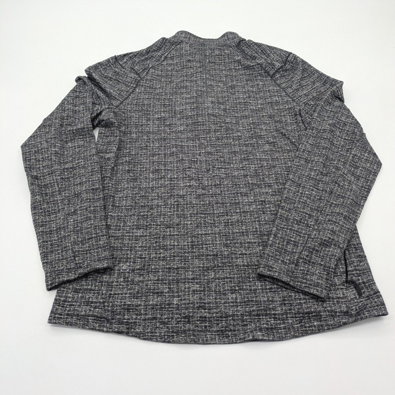 Lululemon Men's Surge Warm 1/2 Zip Pullover Heathered Gray LM3BJ8S Size MEDIUM gallery
