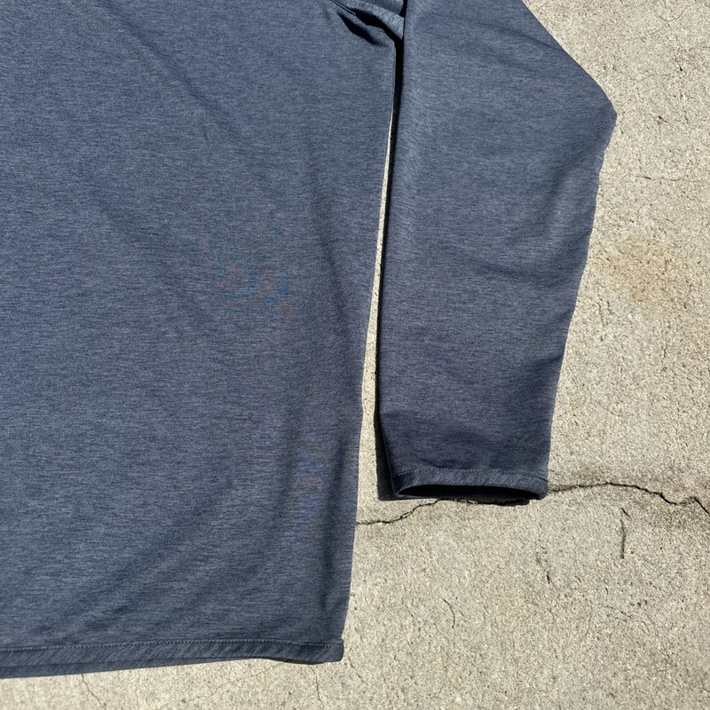 Peter Millar Crown Crafted Stealth Performance 1/4 Zip Men's XL Blue Golf Casual gallery