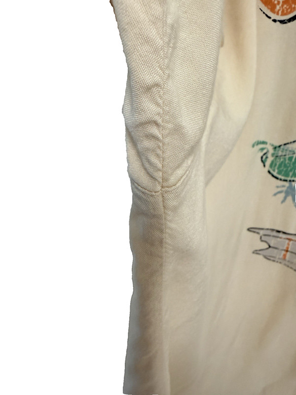 VTG South Sea Rhythm Blues Beach Button Shirt XL Cocktails Aloha Tiki gallery