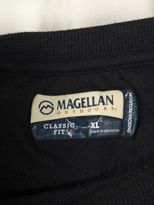 Magellan Men’s Outdoors Black Long Sleeve Classic Fit Shirt Size XL gallery