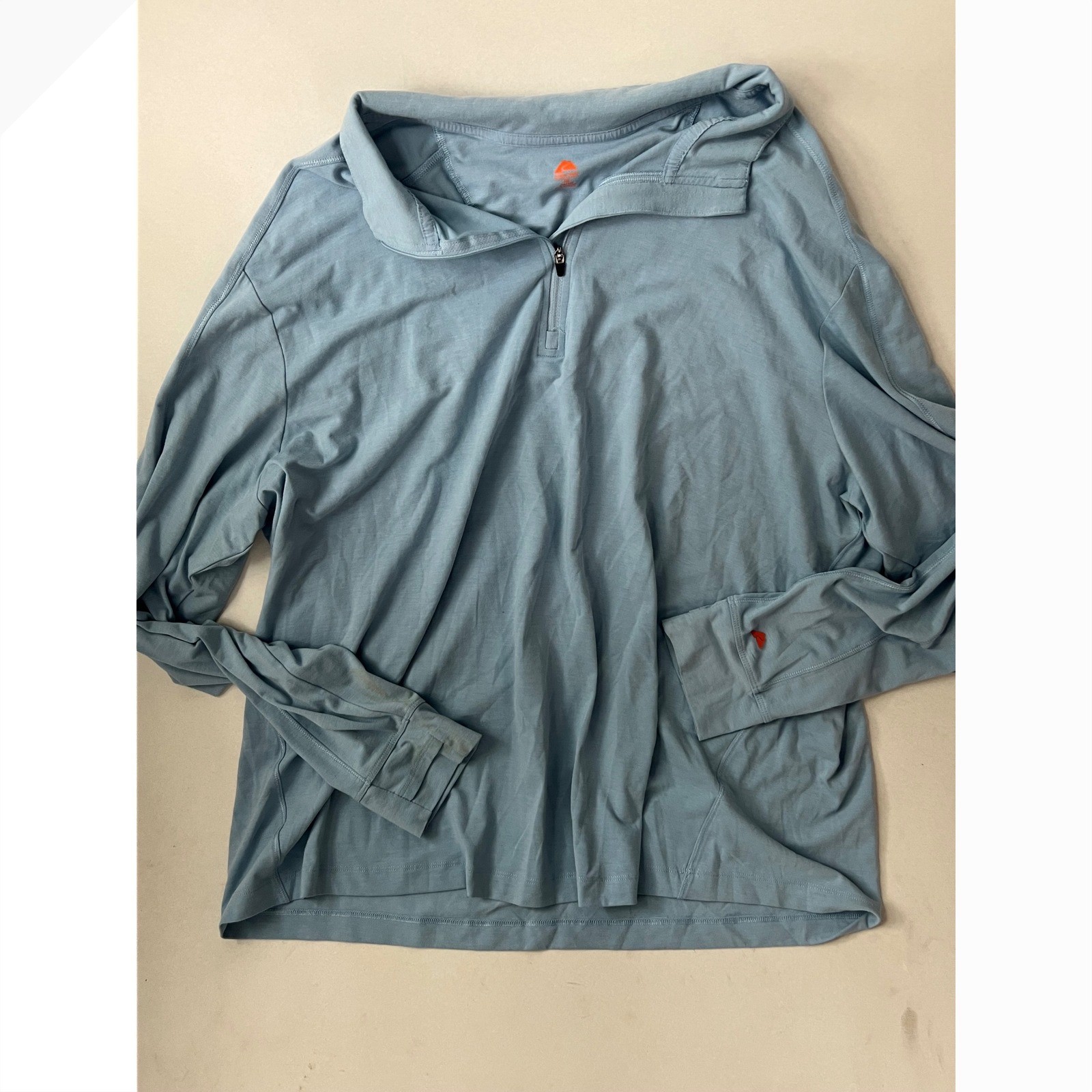 Ozark Trail Men 3XL Quarter Zip Pullover Long Sleeve Soft Outdoor Work Top gallery