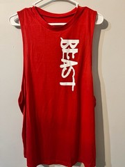009-0049Beast Men’s Sleeveless Gym Workout Muscle Tank Top