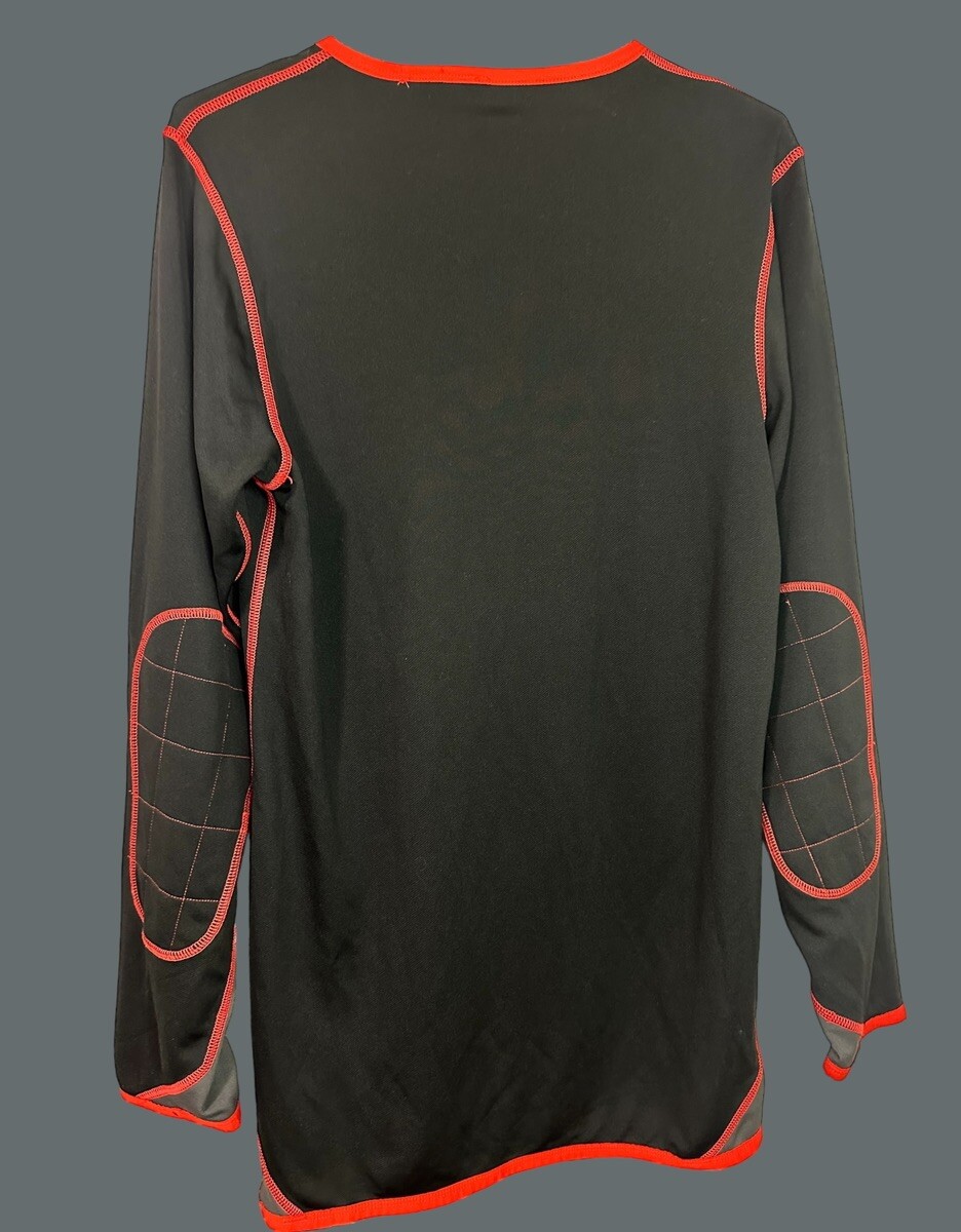 Men’s Nike Reversible GK Jersey Measure’s A Medium, Black/Orange Long Sleeve gallery