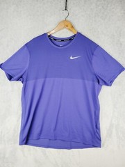 Nike Shirt Men size XL Short Sleeve Running Top Zonal Cooling Mesh