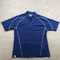 Outdoor Research Shirt Mens Small Blue 1/4 Zip Cycling Jersey Quick Dry Top