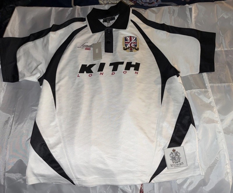 NWT - Kith London Polo Soccer Jersey Sports - White Men's Size XL Extra Large gallery