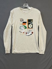 Nike Air Jordan Flight Artist Shirt Men’s Extra Small Ivory Heather DV1474-141