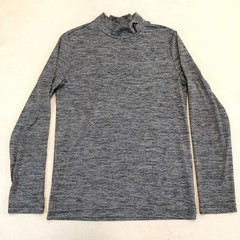 HEAD Sportswear Long Sleeve Heather Gray Activewear Mock Neck Shirt Men’s Medium