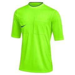 Nike Mens Dri-FIT Soccer Referee Jersey Slim Fit Hi Vis Yellow – Size Medium
