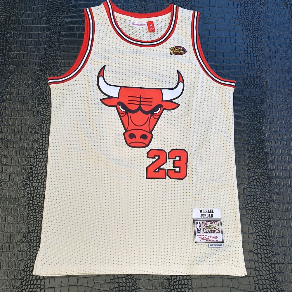 Rare Original Mitchell & Ness Authentic NBA Finals Michael Jordan Bulls Jersey
