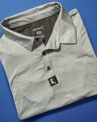 Bogey Bros Golf Polo Shirt Mens XXL Gray “Little Swimmers” Novelty Print