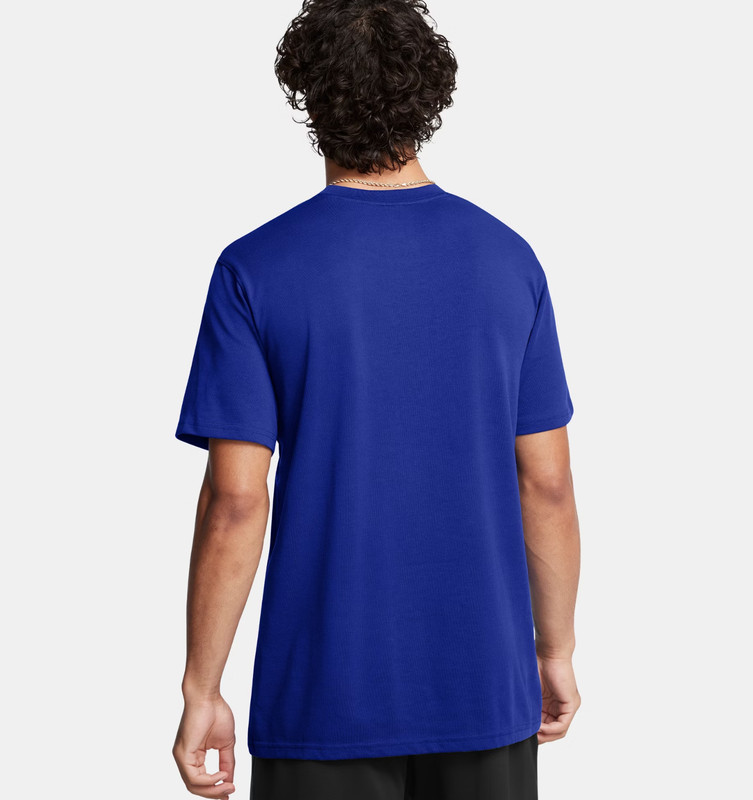 Under Armour Men's T shirt 3XL Loose fit UA Heavyweight Armour Label Bluel NWT gallery