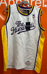 🔥NEW The Hundreds Drills Jersey, Vest, White/Yellow/Purple, Size M, RRP £82,B8