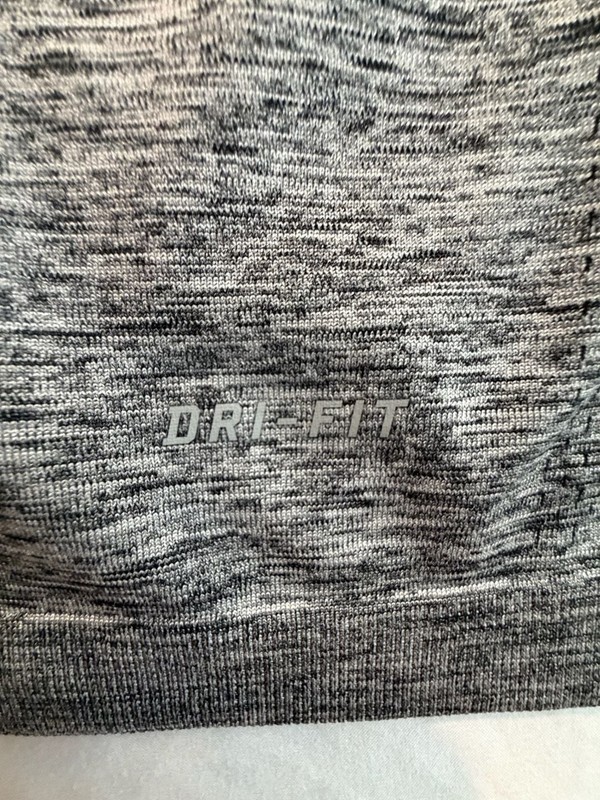 Nike Dri-FIT Knit Short Sleeve Training Shirt Gray Heather gallery