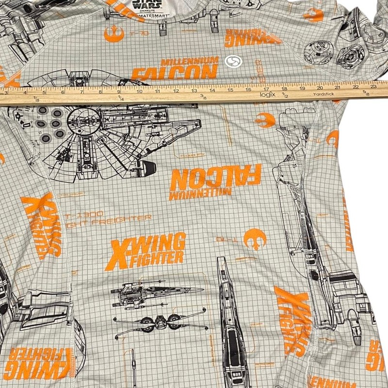 Climatesmart Baselayer Starwars Millennium Falcon Cold Weather Shirt Size L gallery