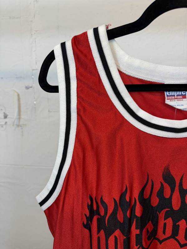 Vintage Hatebreed Basketball Jersey XXL Hardcore 90s Red 46-48 gallery