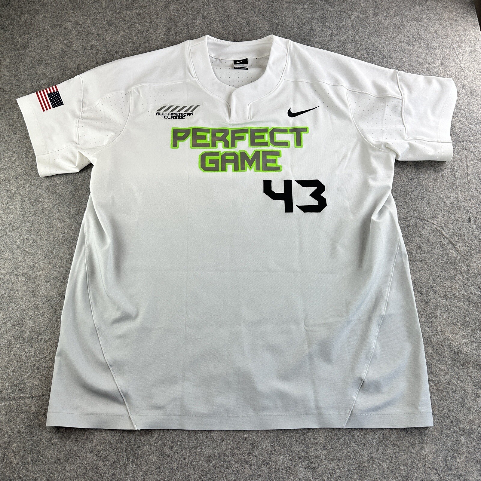Nike Men’s Perfect Game PG All American Classic Baseball Jersey Size XXL #43 gallery