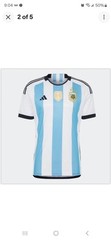 Adidas Argentina 2022 Winners Home Soccer Jersey XXL