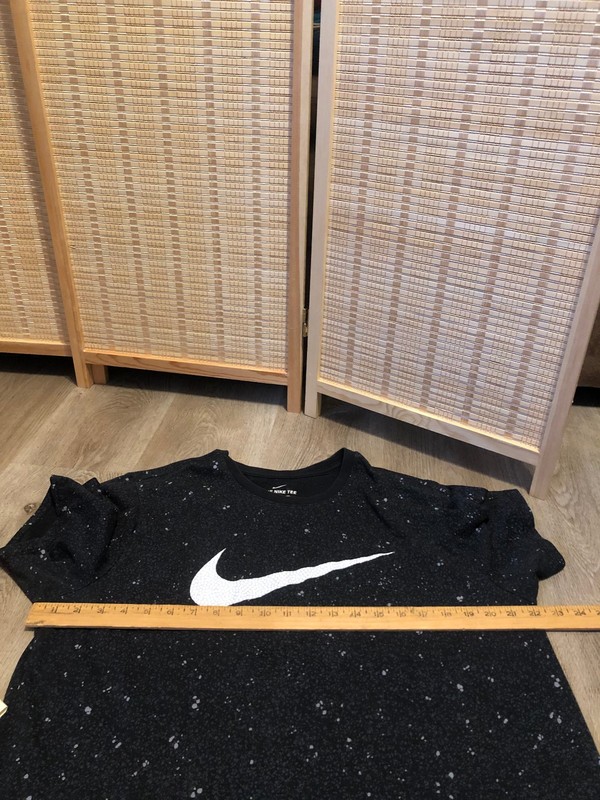 Nike SS Men's Short Sleeve Shirt Dri-Fit Active-Wear Black Digital Glitch XL 388 gallery