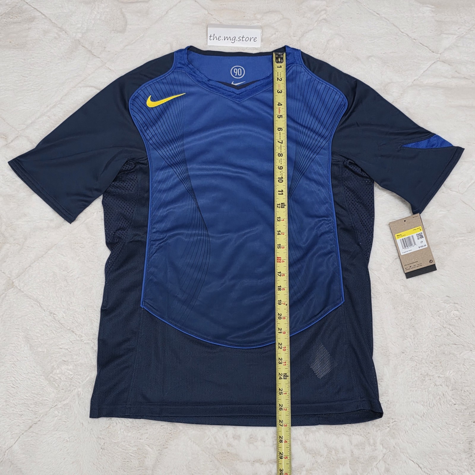 Nike Total 90 Retro DRI-FIT Soccer Jersey Navy Blue Men’s Sz Small HV1178-410 gallery
