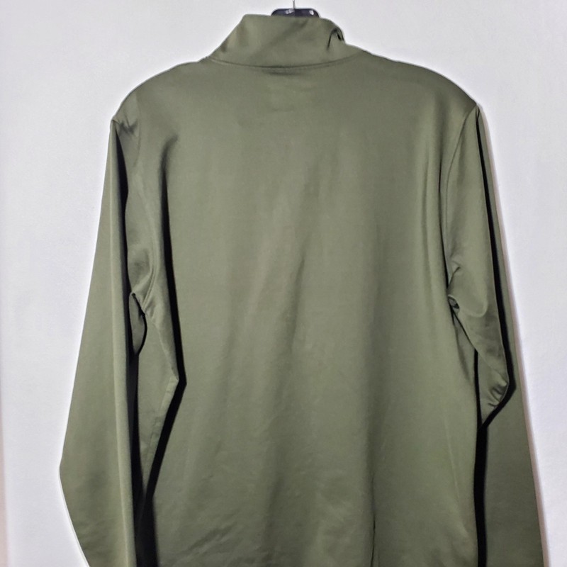 Under Armour Pullover Mens Large Green Infrared Fitted 1/4 Zip Long Sleeve gallery