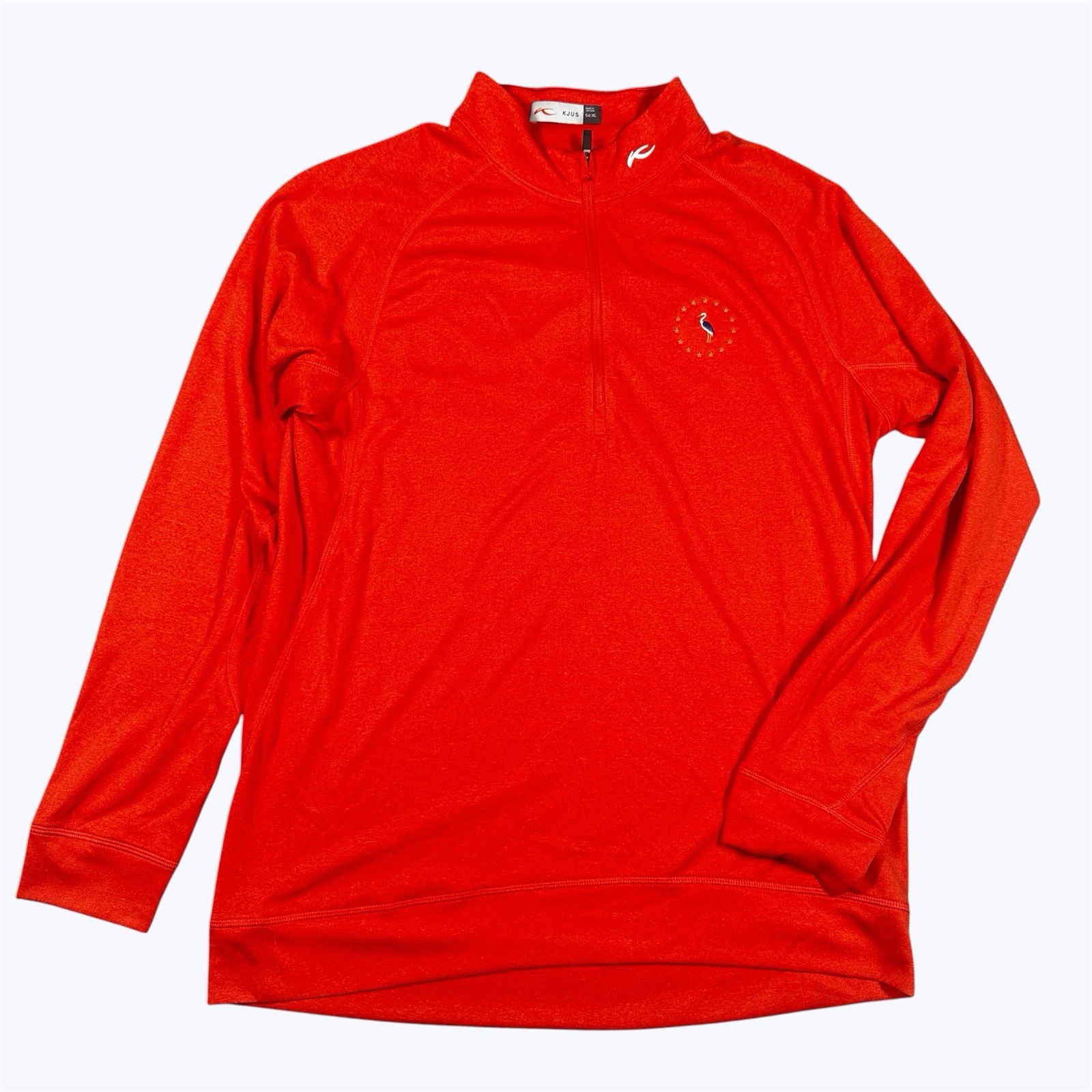 KJUS Pullover Men's 2XL (56) Keano Half Zip Long Sleeve UPF 50 Golf Shirt EUC gallery