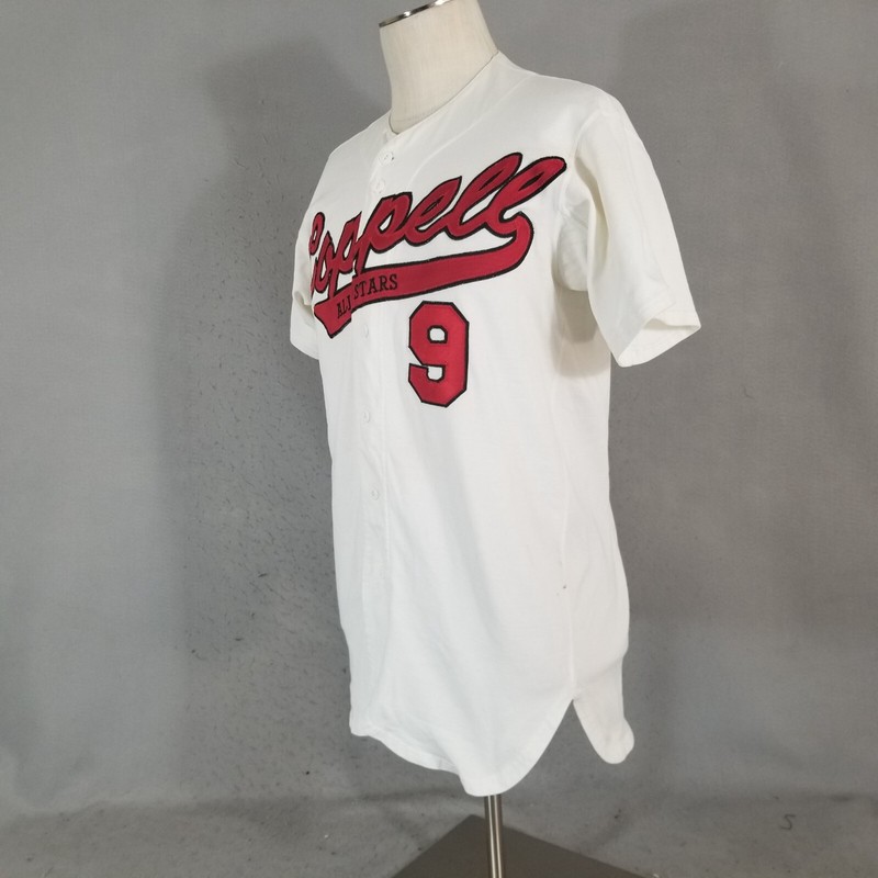 Southland vintage Little League baseball jersey adult small white Coppell Texas gallery