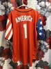 USA Patriotic Baseball Jersey America #1 Stars Stripes 3XL Button Up gallery