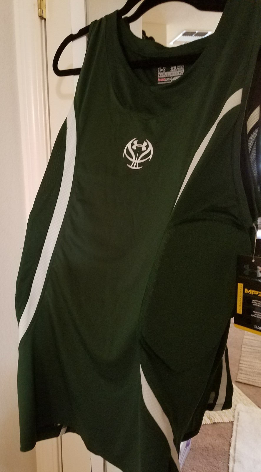 NEW Under Armour MPZ Compression Basketball Padded Green Tank 3XL New $59.99 gallery