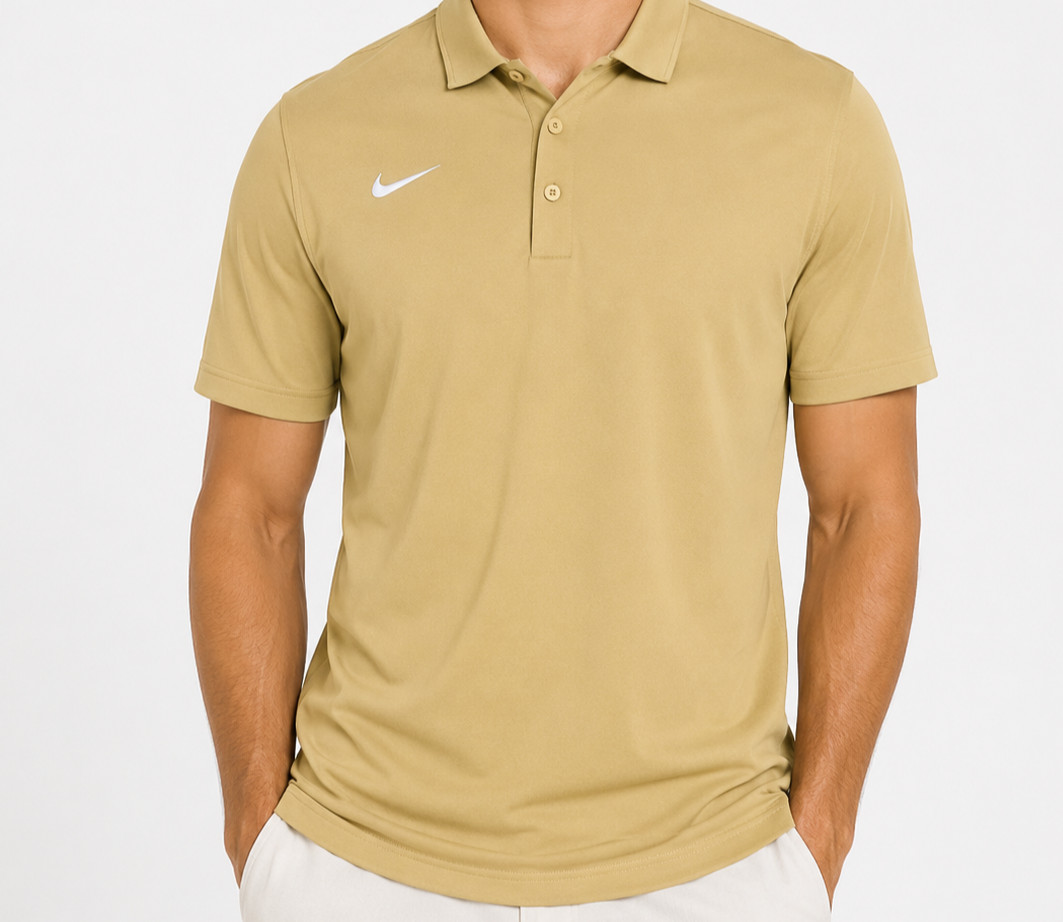 Nike Dry Franchise Polo Yellow size LARGE gallery