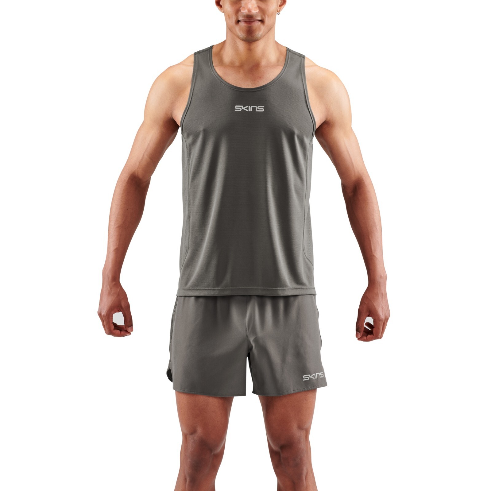 SKINS Series-3 Men's Running Singlet Medium Charcoal New with Tags gallery