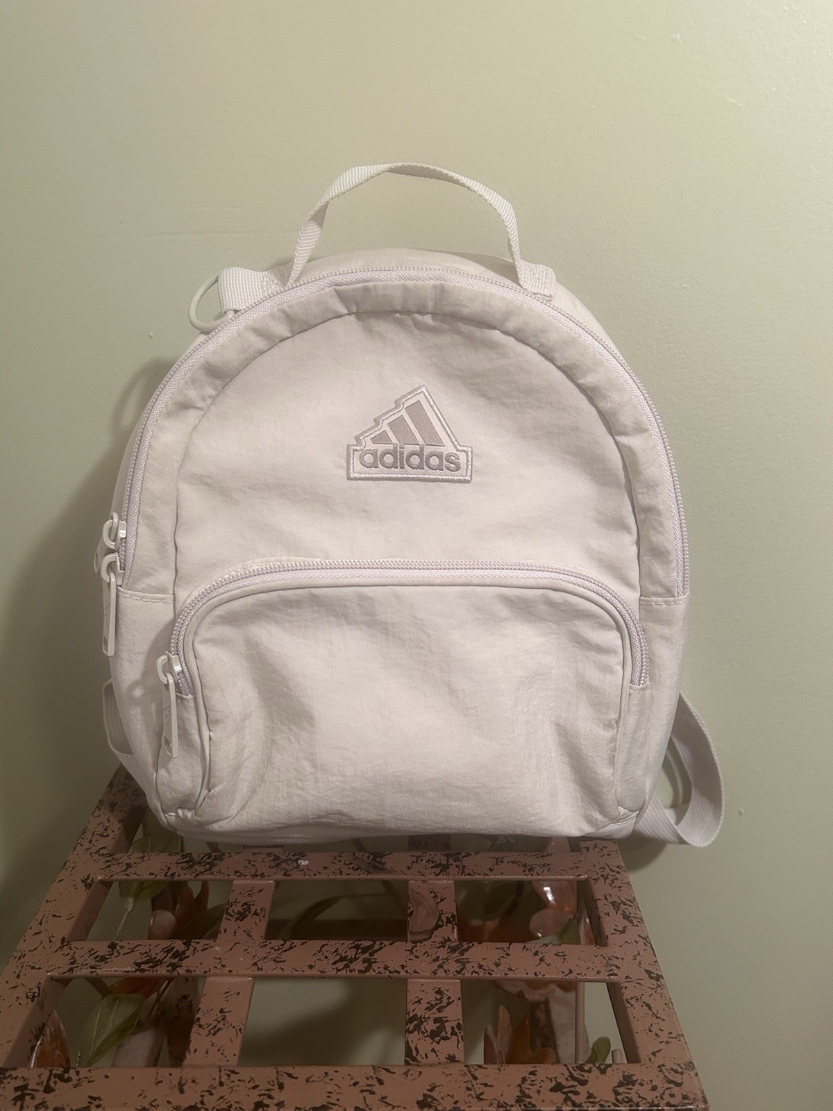 adidas Must-Have Mini Backpack in Off White Cream gallery