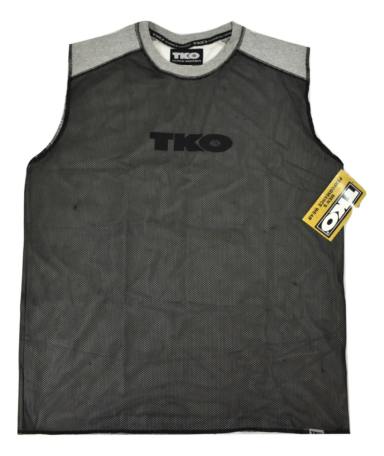 TKO Mens Technical Knockout Tech Mesh Black Fitness Muscle Shirt NWT M-2XL gallery