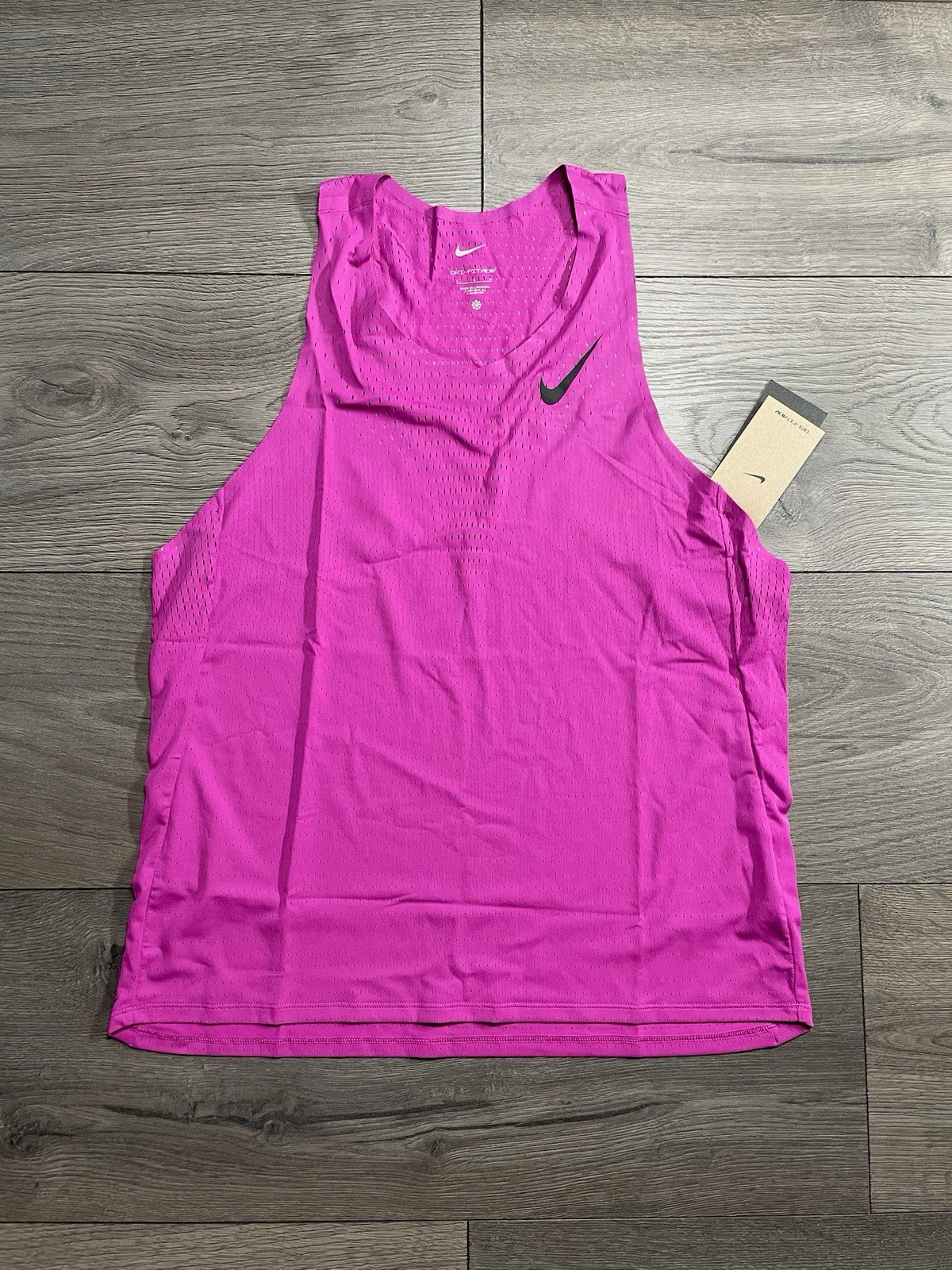 Nike Aeroswift Dri-Fit ADV Running Singlet Hot Fuchsia Men’s Size Large Slim New gallery