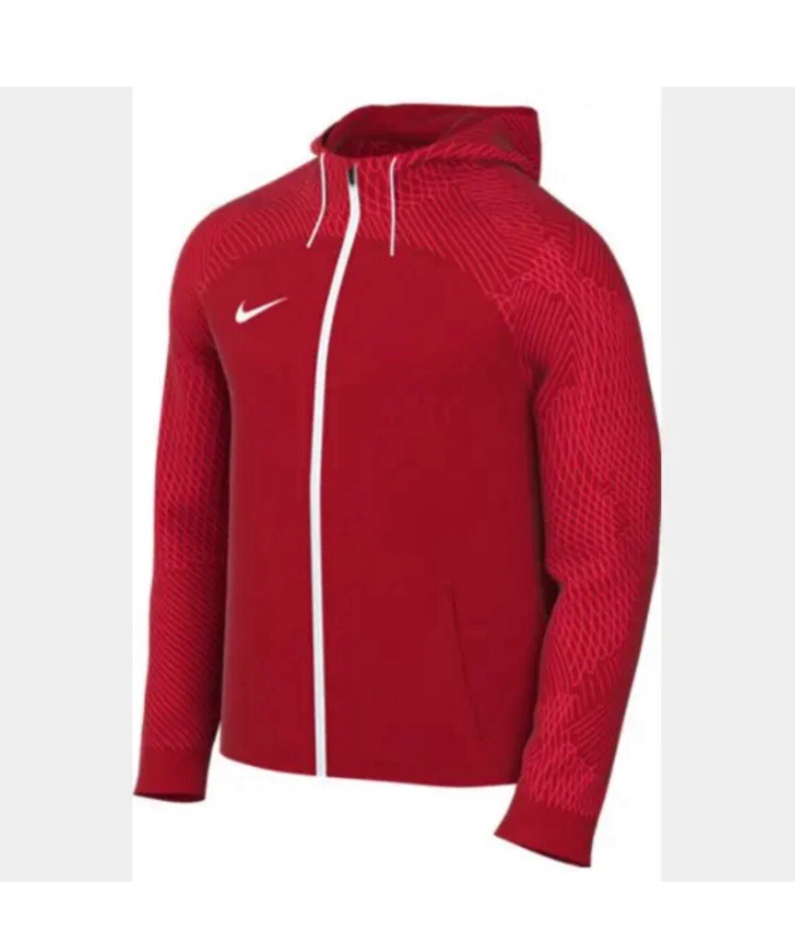 Nike Slim Dri-Fit Strike 23 Hooded Soccer Track Jacket Red DR2571-658 Men Size M gallery
